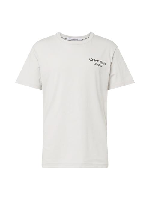 Calvin Klein Jeans Bluser & t-shirts 'Eclipse'  sort / hvid / offwhite