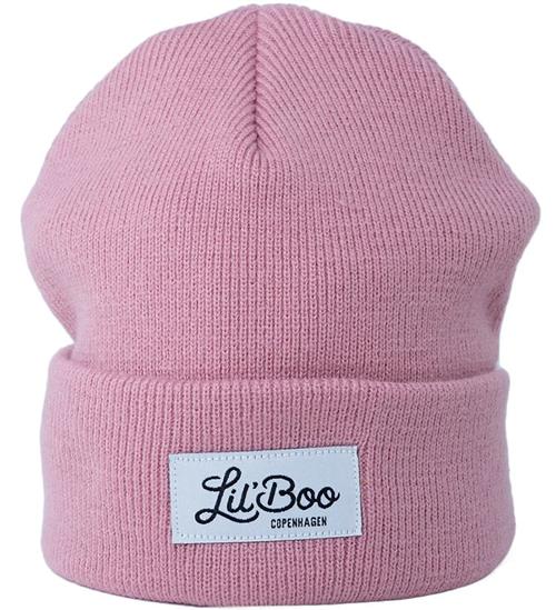 Lil' Boo Copenhagen Lil'Boo Copenhagen Hue - Strik - Classic Beanie - Dusty Pink