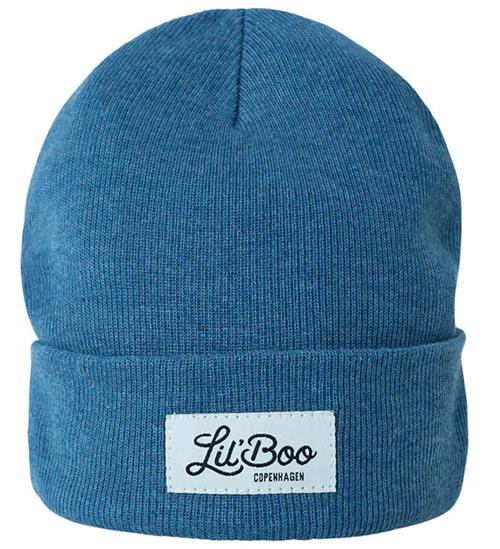 Lil' Boo Copenhagen Lil'Boo Copenhagen Hue - strik - Classic Beanie - Med Blue