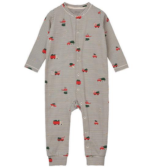 Se Liewood NattÃ¸j - Birk Printed Pyjamas Jumpsuit - Holiday Vehicle ved KidsWorld