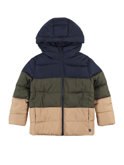 GAP Vinterjakke  beige / navy / khaki