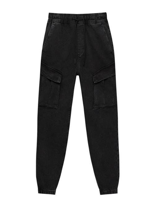 Pull&Bear Cargojeans  black denim