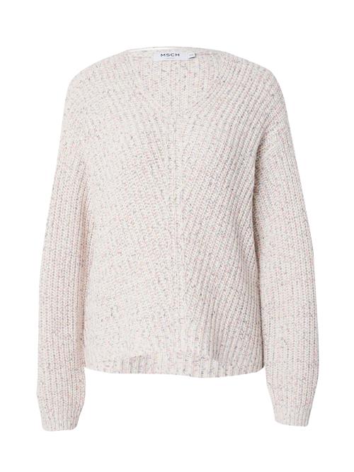 Se MSCH COPENHAGEN Pullover 'Dealyn'  offwhite / hvid-meleret ved About You