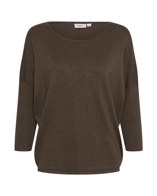 SAINT TROPEZ Pullover 'A2561 Mila'  brun-meleret