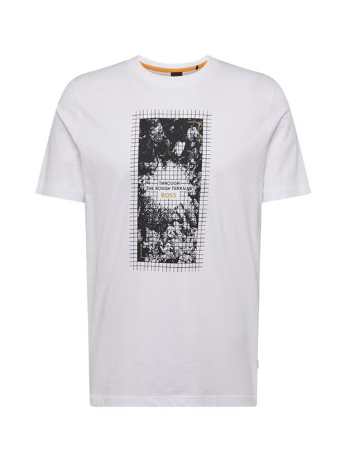 BOSS Bluser & t-shirts 'Metropolitan'  citron / sort / hvid