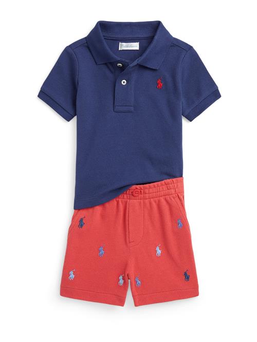 Polo Ralph Lauren Sæt  navy / lyseblå / rød