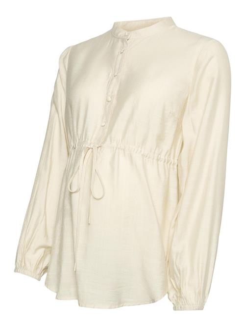 MAMALICIOUS Bluse  beige