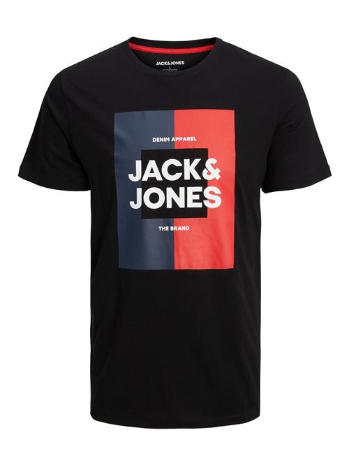 JACK & JONES Bluser & t-shirts 'Oscar'  marin / lys rød / sort / hvid