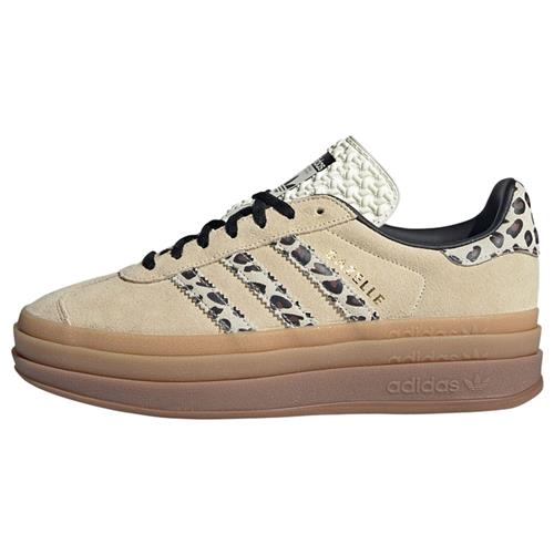 Se ADIDAS ORIGINALS Sneaker low 'Gazelle'  choko / guld / sort / uldhvid ved About You