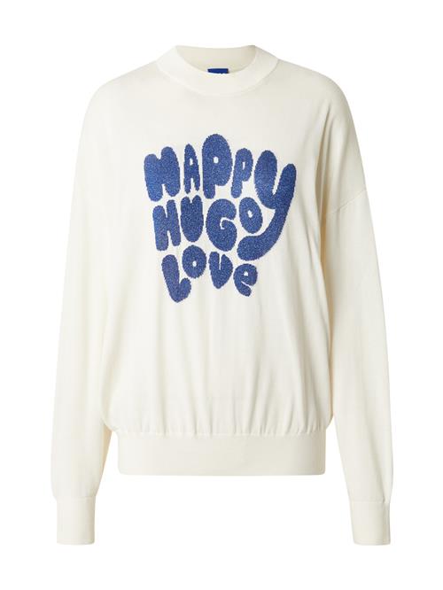 Se HUGO Pullover 'Sidara'  blå / hvid ved About You