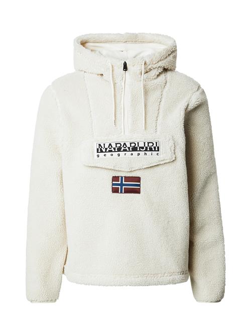 Se NAPAPIJRI Pullover 'T-BURGEE'  beige / burgunder / sort ved About You