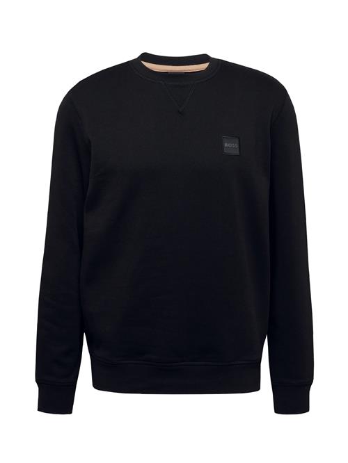 BOSS Sweatshirt 'Westart'  grå / sort