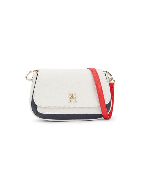 TOMMY HILFIGER Skuldertaske  navy / guld / hvid