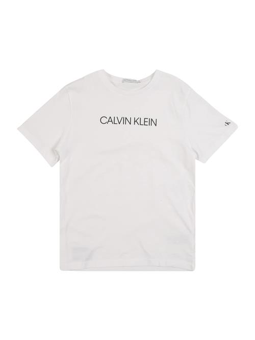 Calvin Klein Jeans Shirts 'INSTITUTIONAL'  sort / hvid