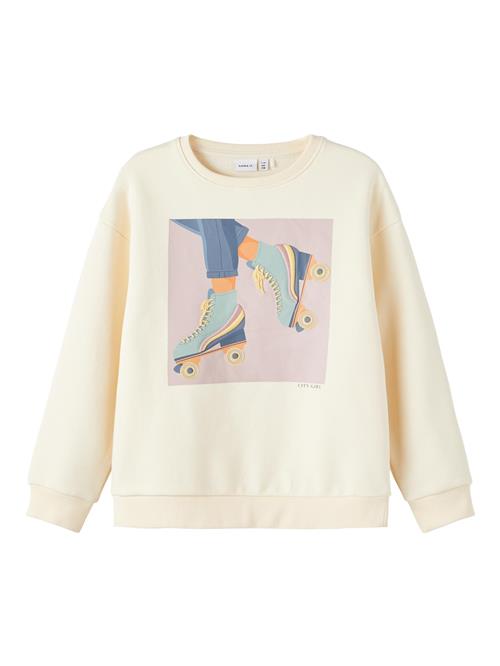 NAME IT Sweatshirt  creme / blå / grøn / gammelrosa