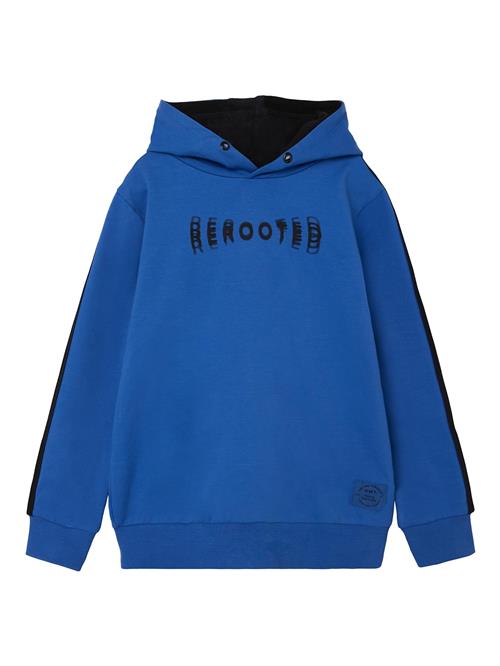 NAME IT Sweatshirt 'NOMAS'  blå / sort