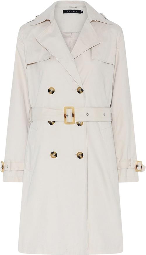 Micha Trence Coat_ Cottonmixouterwea Kvinde Sandshell Trenchcoats Str 40 - hos Magasin