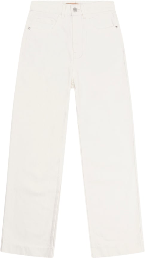 Se Denim Project Dpwfreja Bootcut Jeans Kvinde W010 White Boyfriend Jeans Str 28 / 32 - hos Magasin ved Magasin