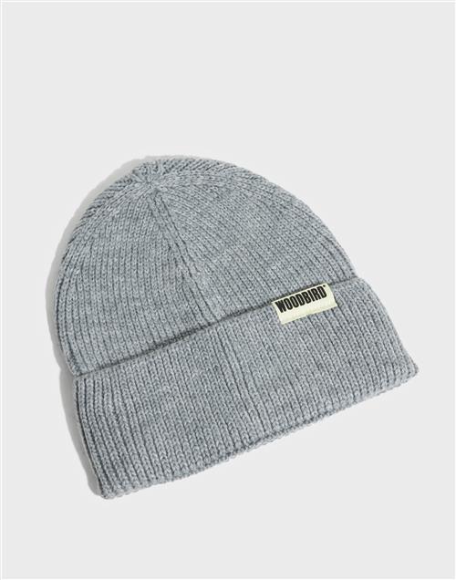 Woodbird WB Yupa Long Beanie Huer Grå