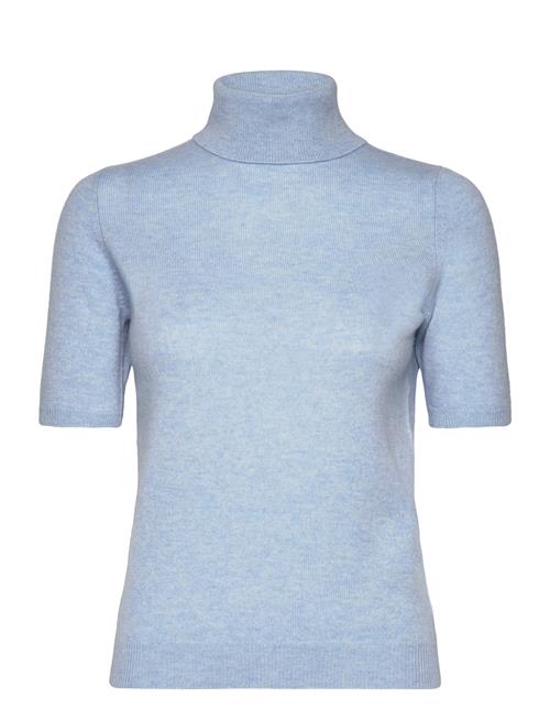 Davida Cashmere Turtleneck T-Shirt Davida Cashmere Blue