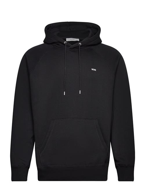 Se Wood Wood Essential Fred Classic Hoodie Wood Wood Black ved Booztlet