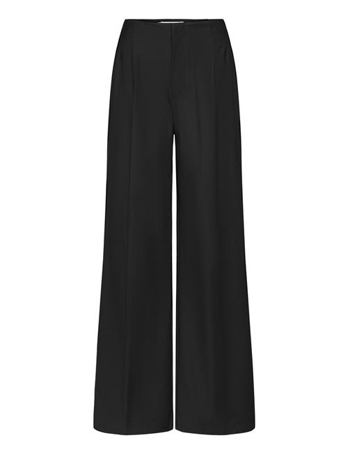 Se Calvin Klein Jeans Wide Leg Knit Pant Calvin Klein Jeans Black ved Booztlet