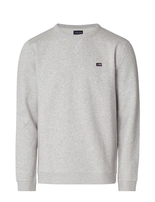 Se Lexington Clothing Matteo Organic Cotton Crew Sweatshirt Lexington Clothing Grey ved Booztlet