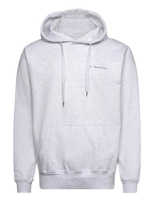 S.T. VALENTIN Heavyweight Organic Logo Hoodie - Ash S.T. VALENTIN Grey