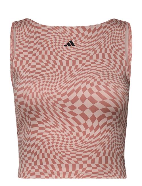 adidas Performance Print Clash Yoga Tank Top Adidas Performance Patterned