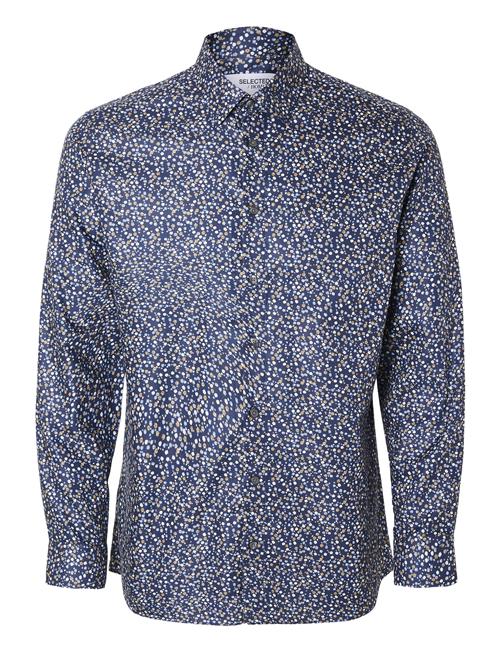 Selected Homme Slhslim-Ethan Shirt Ls Aop Noos Selected Homme Blue