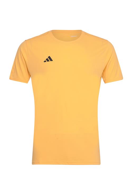 Se adidas Performance Adizero Essentials Running Tee Adidas Performance Yellow ved Booztlet