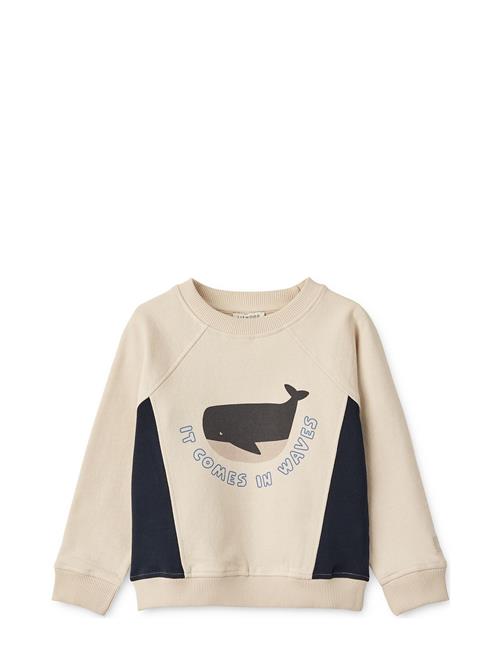 Liewood Aude Placement Sweatshirt Liewood Cream