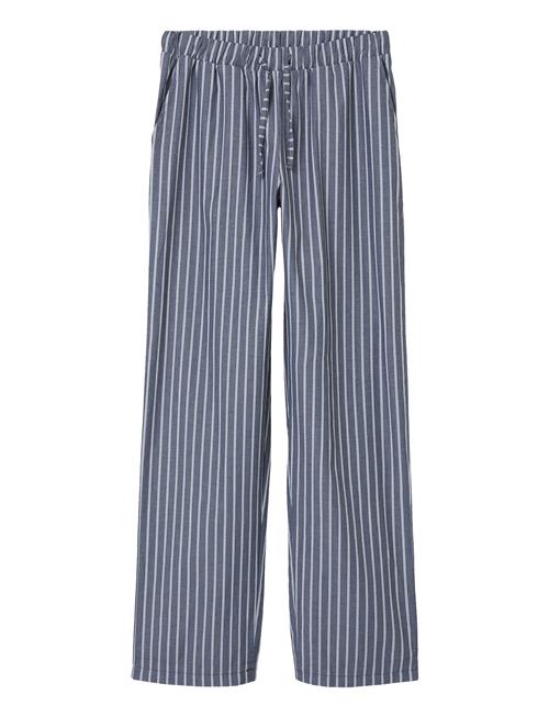 Se LMTD Nlfrilucca Poplin Pant LMTD Navy ved Booztlet