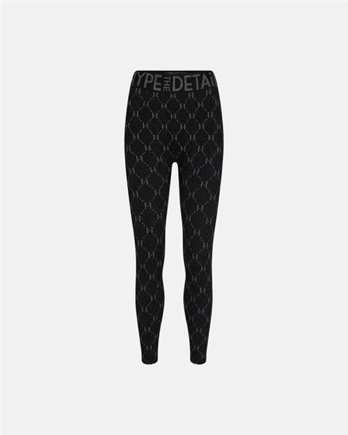 Leggings "Logo" | Polyamid | Grå