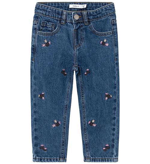 Se Name It Jeans - NmfBella - Dark Blue Denim ved KidsWorld