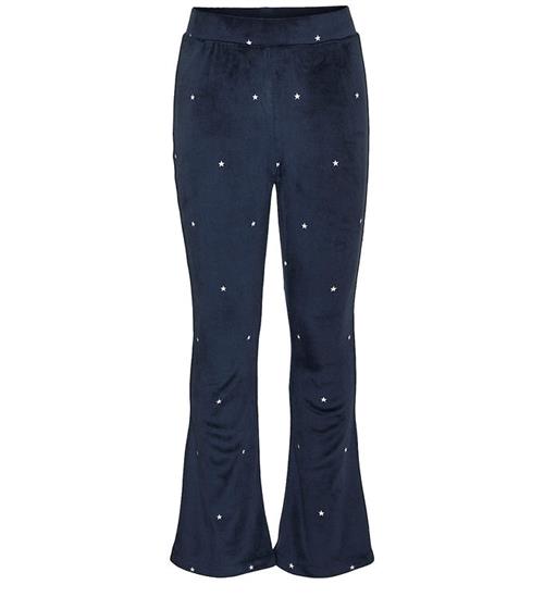 Se Vero Moda Girl Bukser - VmVelvet - Navy Blazer/Stars ved KidsWorld