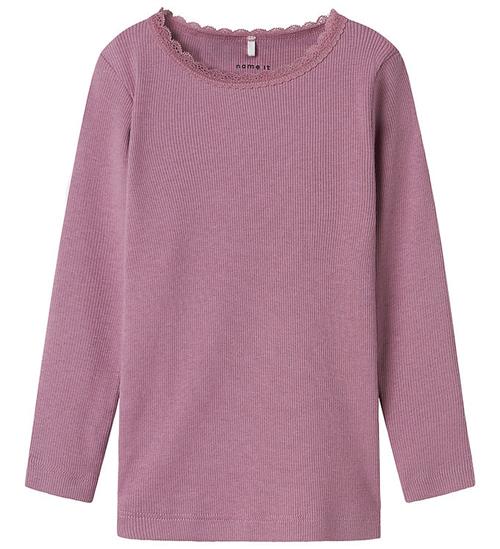 Se Name It Bluse - NmfReese - Mauve Orchid ved KidsWorld