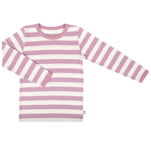 Se Katvig Stribet Langærmet T-shirt Lyserød | Lyserød | 104 cm ved Babyshop