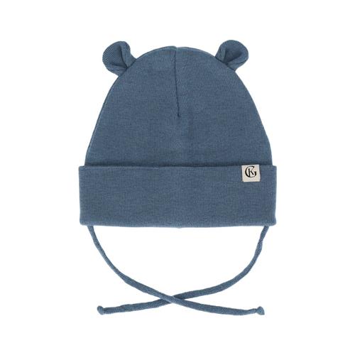 Gullkorn Design Trax Wool Baby Beanie Denimblue | Blå | 74/86 cm