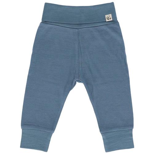 Se Gullkorn Design Gullull Wool Babypant Denimblue | Blå | 62 cm ved Babyshop