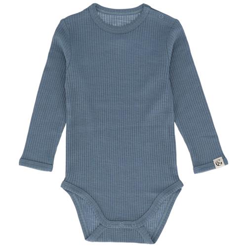 Gullkorn Design Chalk Wool Bodysuit Denimblue | Blå | 68 cm