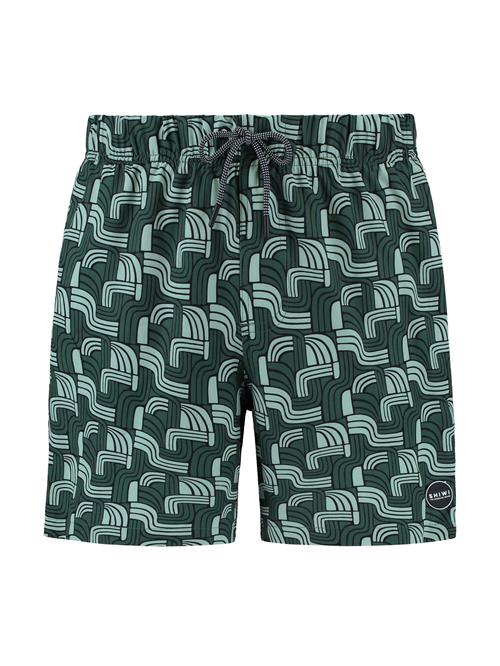 Shiwi Badeshorts 'pacific surf 4-way stretch'  mint / mørkegrøn / sort