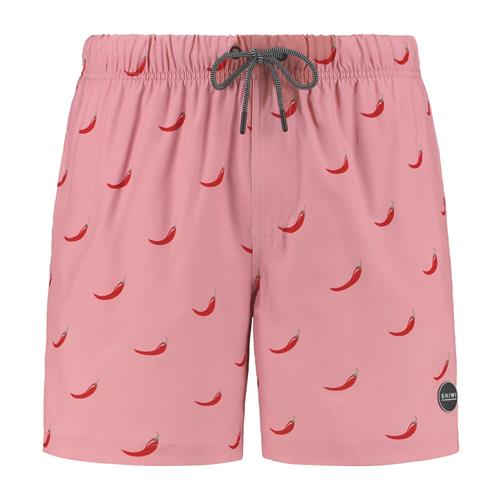 Shiwi Badeshorts 'chili pepper 4-way stretch'  oliven / rosé / rød / hvid