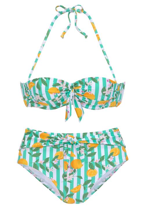 BUFFALO Bikini  mint / jade / lyseorange / offwhite