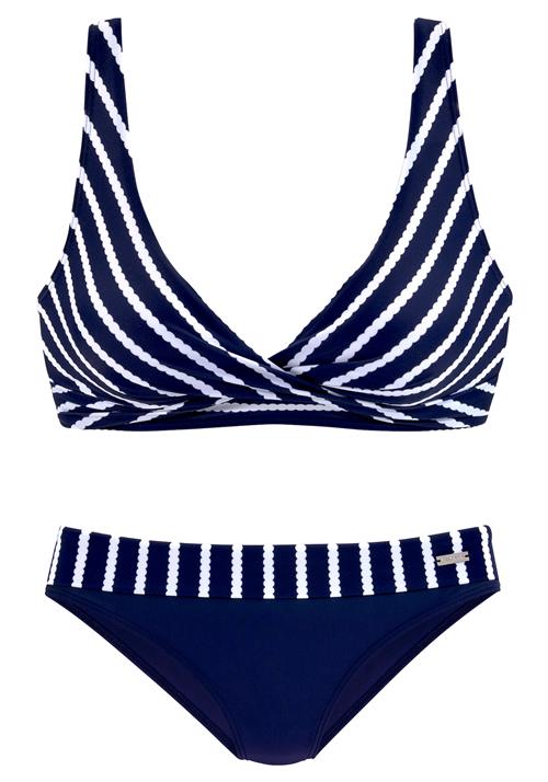 LASCANA Bikini  navy / hvid