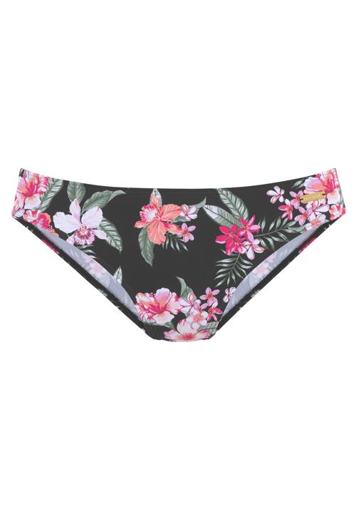 LASCANA Bikinitrusse  smaragd / pink / lyserød / sort