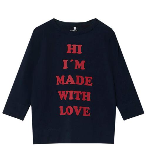 Se Name It Bluse - NbmLara - Navy Blazer ved KidsWorld