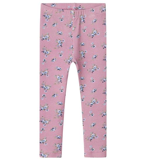 Se Name It Leggings - NmfRline - Mauve Orchid ved KidsWorld