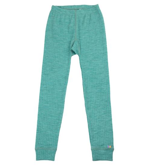 Se Joha Leggings - Uld - Grøn ved KidsWorld