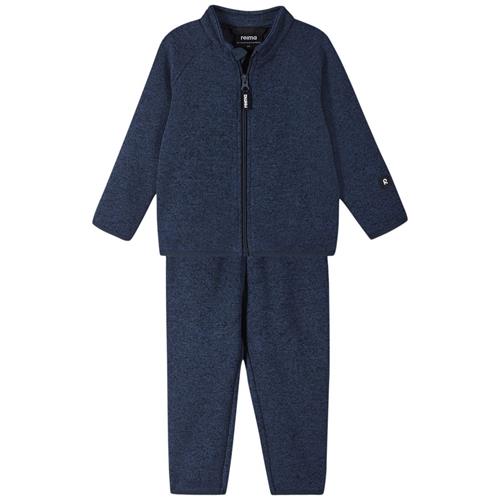 Se Reima Tahto Fleece Sæt Denim blå | Blå | 92 cm ved Babyshop